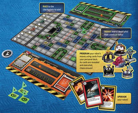 RoboRally: A Chaotic Frenzy of Robot Warfare and Programming Prowess!