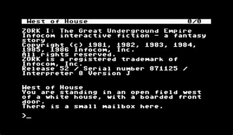 Zork: A Text-Based Adventure Game That Will Transport You to an Underground World!